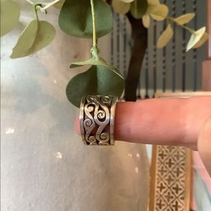 Brighton Silver Scroll Earrings